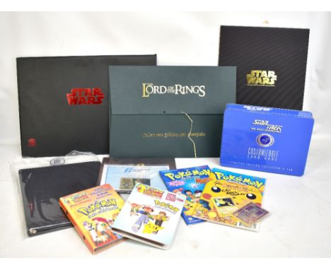 A collection of assorted movie related ephemera to include&nbsp;Pokémon limited edition comic, signed, a selection of&nbsp;Po