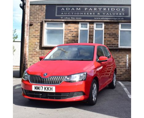 ***THIS LOT CARRIES A BUYER'S PREMIUM OF 10% + VAT*** SKODA FABIA; registration no. MM17 KKH, petrol, automatic, mileage 2461