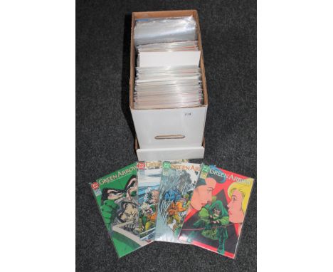 A box of 21st century DC comics to include Green Arrow, Teen Titans etc