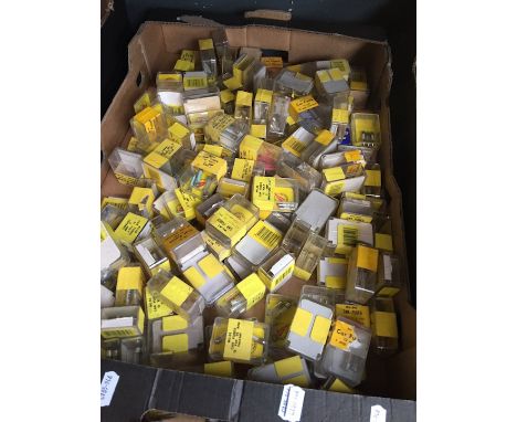 Box of vintage car fuses  