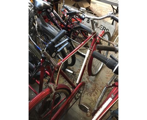 A vintage gents Triumph bike  