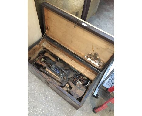 A trunk of tools  