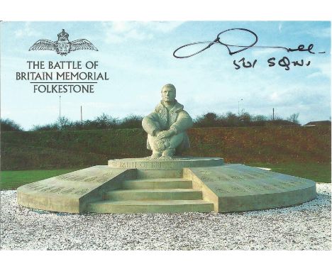 WW2 Battle of Britain pilot K Lee 501 sqn signed BOB postcard. Good Condition. All autographs are genuine hand signed and com