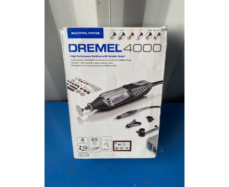 Dremel 4000.All tools are sold as seen and untested.  Please note this lot has the standard Ewbank's standard buyers premium 