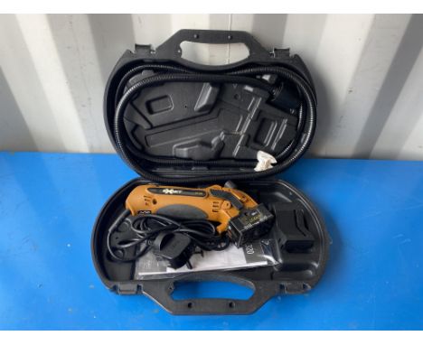 Exakt EC320 hand held electric precision saw. All tools are sold as seen and untested.  Please note this lot has the standard