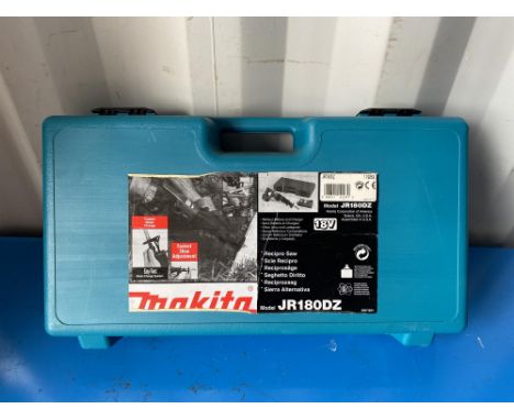 Makita JR180DZ reciprocating saw Ni-Mh battery operated with 6 blades included. Missing charger.    All tools are sold as see