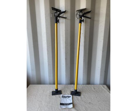 Clarke 2 x support arms. Model number CHT399.All tools are sold as seen and untested.  Please note this lot has the standard 