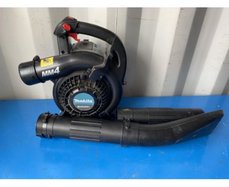 Makita MM4 BHX2501 Petrol leaf blower. All tools are sold as seen and untested.  Please note this lot has the standard Ewbank