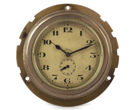 Vintage Car Clock - Winding 8 days Swiss made clock, clock is a bezel wound Octo,Condition Report:  not currently working 