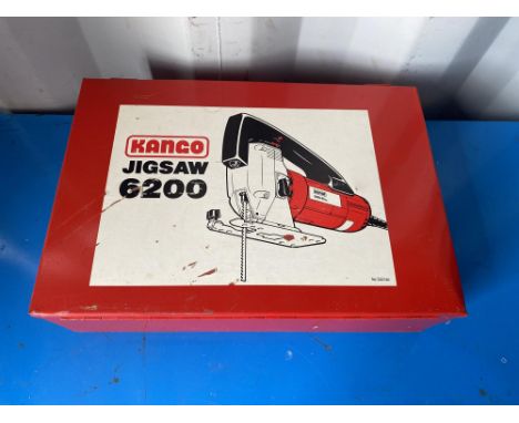 Kango 6200 electric jigsaw 600w 65mm.All tools are sold as seen and untested.  Please note this lot has the standard Ewbank's