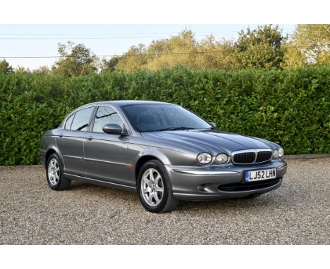 2002 Jaguar X-Type 2.0 V6.Registration number: LJ52 LHN.Mileage: 94,500.Finished in metallic gunmetal grey coachwork with gra