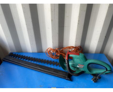Bosch AHS 650 Xcel electric hedge cutter. All tools are sold as seen and untested.  Please note this lot has the standard Ewb