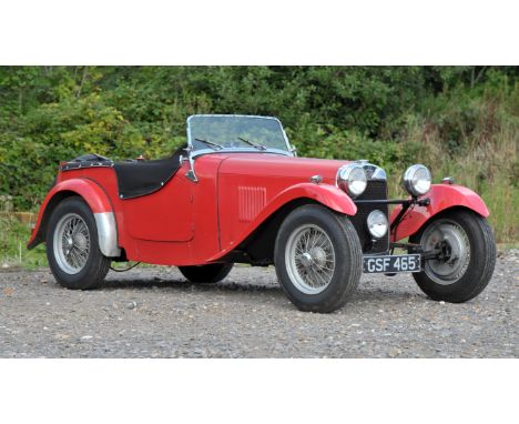 1949 HRG 1100 Roadster.  Registration number: GSF 465. Being sold as part of a local deceased estate. Two previous owners sho