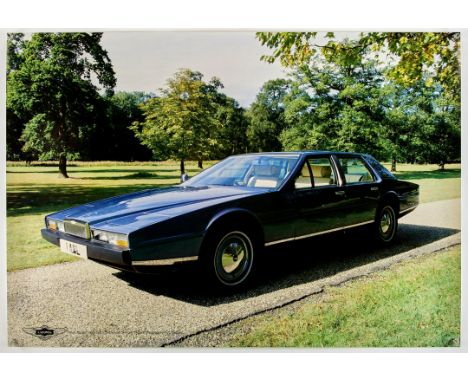 Lagonda - circa 1990  original factory poster. approx size 39"x 27.  