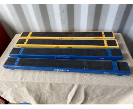 4 x Folding trestle tables 1000mm x 800mm.All tools are sold as seen and untested.  Please note this lot has the standard Ewb