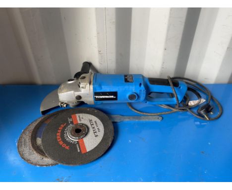 Powerbase 830806 electric angle grinder.  All tools are sold as seen and untested.  Please note this lot has the standard Ewb