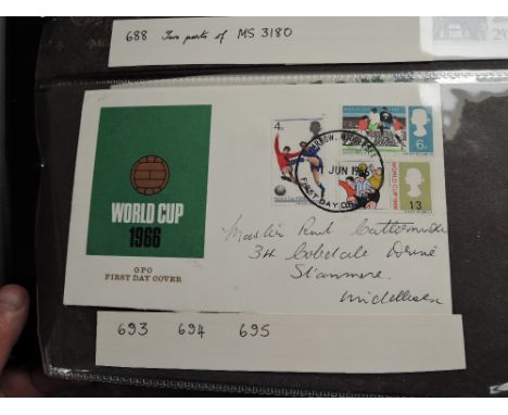 Six Stanley Gibbons Malvern Cover Albums containing GB First Day Covers 1966-2021