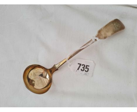 Victorian fiddle pattern sauce ladle. Sheffield 1884. 36 gms
