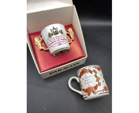 A Paragon boxed Loving cup 1978 and a Adams 1978 boxed mug