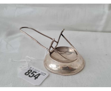 Pipe stand on circular base. 4 inch wide. Birmingham 1906
