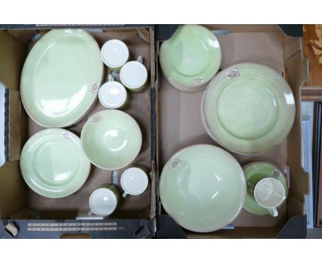Collection of Woods &amp; Son tableware, to include cups &amp; saucers, plates and bowls. 