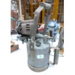 Very Large Brass Paraffin Blow Torch Burner, height 42cm