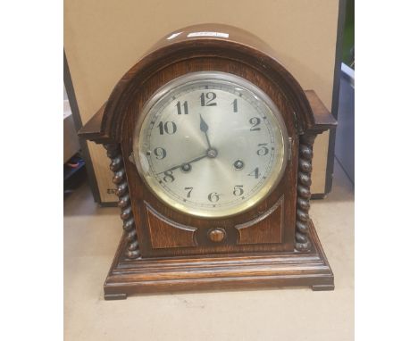 Early 20th century mantle clock height 28cm. 