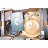 A mixed collection of items to include Oriental Wooden Bowls, Turned Wooden Bowls Lacquered Bowl etc