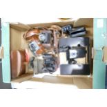 A collection of Film & Digital Camera Equipment o include Zeiss Icon Bellows Camera, Agfa Optima,