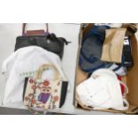A collection of ladies Handbags & Evening Bags to include Longchamp, Earth Squared, La Dolco Vita