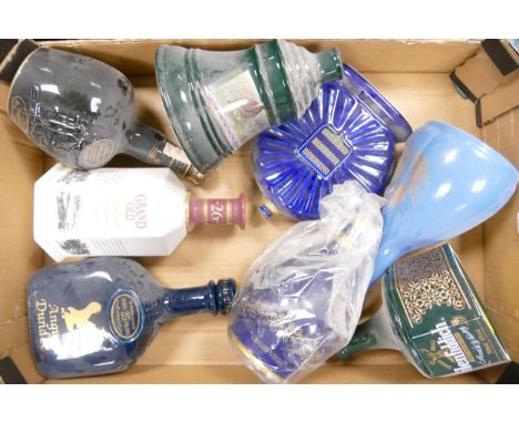 A collection of Wade Whiskey &amp; Spirit Ceramic bottles to include Bells, Old Grand, Glenfiddich etc  These were removed fr
