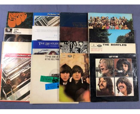 16 The Beatles LPs including: Rubber Soul (UK Orig Parlophone Mono), With The Beatles (UK Orig Parlophone Mono), White Album 