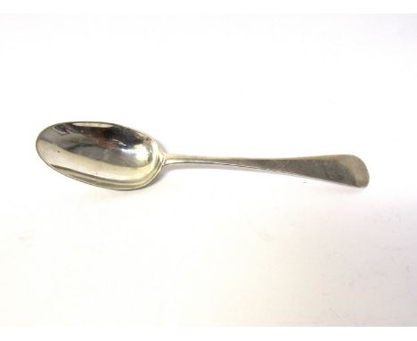 An early Georgian Richard Edwards silver spoon, London 1738, 50g