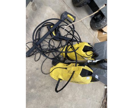 TWO KARCHER ELECTRIC PRESSURE WASHERS TO INCLUDE A K2 COMPACT