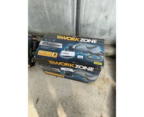 A BOXED WORKZONE DRY WALL SANDER
