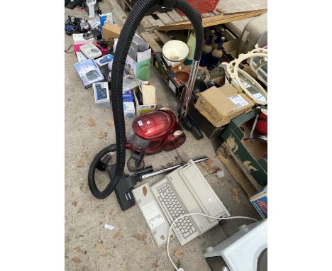 A MORPHY RICHARDS VACUUM CLEANER AND A TYPEWRITER