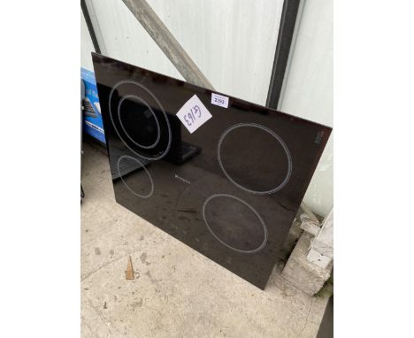 A HOTPOINT CERAMIC HOB