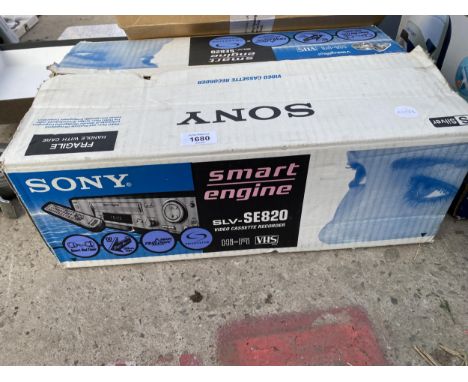 A SONY SMART ENGINE VIDEO CASSETTE RECORDER