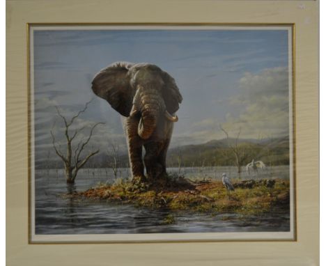 Tony Forrest, after, Guardian of the Lake, giclee print, signed in pencil to margin, artists proof number 4/19, 71cm x 89cm, 