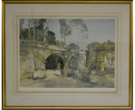 Sir William Russell Flint (1880 - 1969), after,Giselle and Julietta, coloured print, published by Michael Stewart Fine Art, n