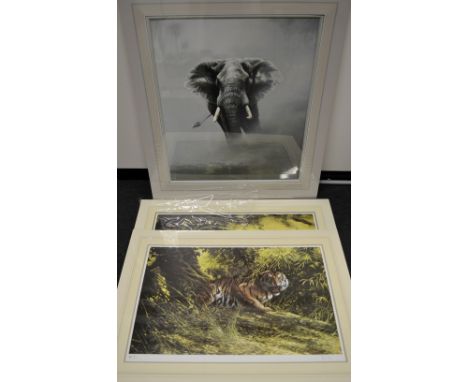 Spencer Hodge, after, My Turf, giclee print, signed by artist to bottom left, edition number 59/195, 83cm x 71cm, unframed; a