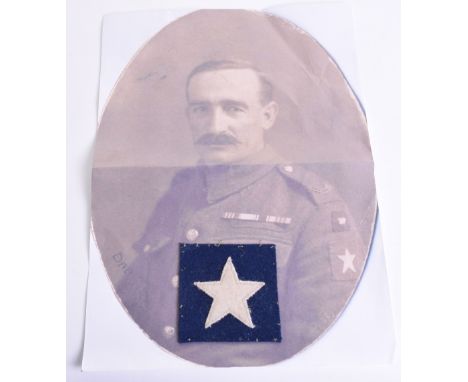 WW1 British North Russian Expeditionary Force (Archangel) Cloth Formation Sign Attributed to Private William Sparks MM Devon 