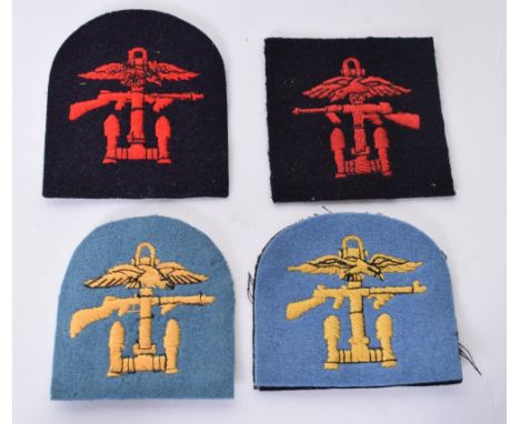 Combined Operations Formation Signs consisting of WW2 period embroidered tombstone style formation sign, two scarce embroider