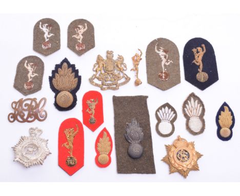 Army Service Corps Pouch Plate being a fine gilt metal Kings crown example with screw post fittings to the reverse. Cast whit