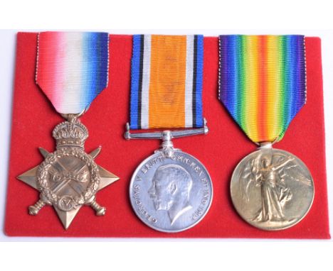 Great War 1914-15 Star Medal Trio Border Regiment, the medals were awarded to “18673 L SJT J TODD BORD R”. Medals are complet