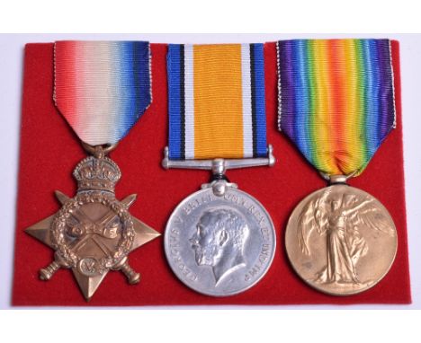 Great War 1914-15 Star Medal Trio South Lancashire Regiment, the medals were awarded to “17838 L CPL A TOMKINSON S LAN R”. Ra