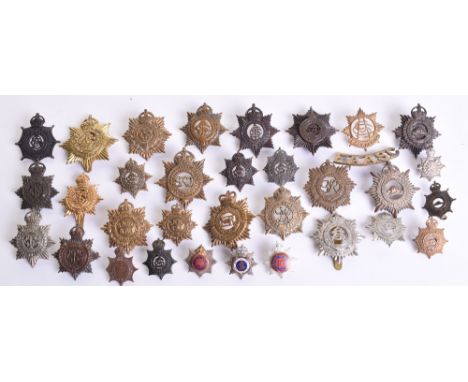 Selection of Colonial Army Service Corps Cap and Collar Badges, including scarce George VI Burma Army Service Corps cap badge