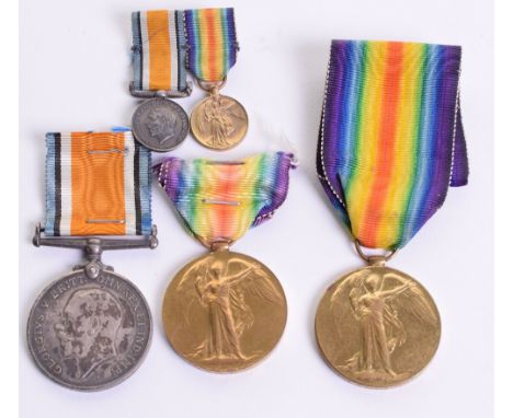 Great War Medal Pair Wiltshire Regiment, group consists of British War medal and Allied Victory medals awarded to “12642 PTE 