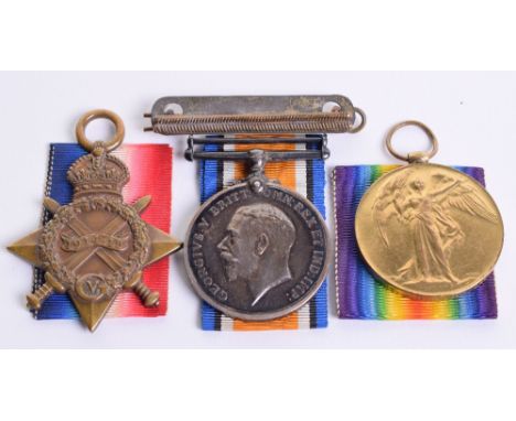 Great War 1914-15 Star Medal Trio 10th London Regiment, the medals were awarded to “2205 PTE J R KING 10-LOND R”. Medals are 