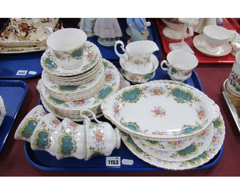 Royal Albert 'Berkeley' Tea ware, of approximately thirty pieces, all first quality.